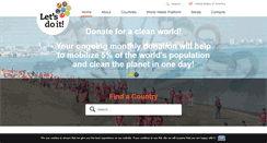 Desktop Screenshot of letsdoitworld.org